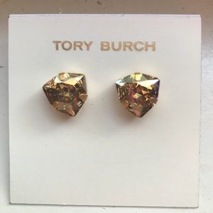 New & Authentic Tory Burch Trilliant Stud Earrings